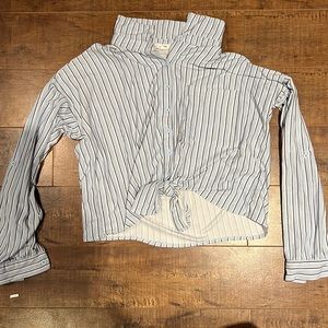 From Ardene, blue, white and black stripes